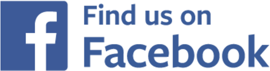 find us on facebook button
